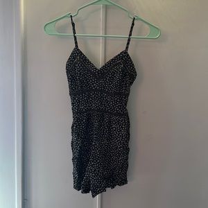 black mini romper